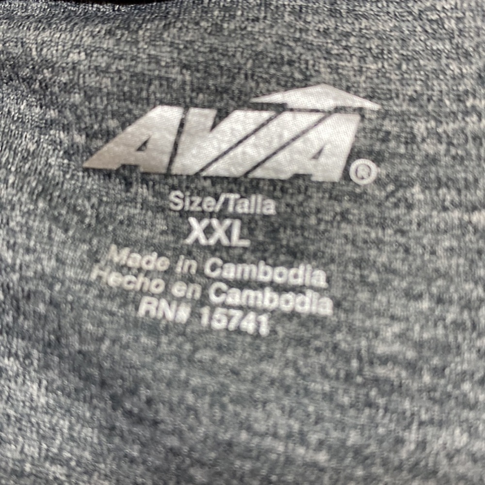 Avia Grey Sleeveless Sports Athletic Running Yoga Top XXL - Picture 5 of 7